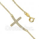BN 004 Gold Layered CZ Bracelet